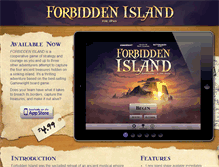 Tablet Screenshot of forbiddenislandapp.com